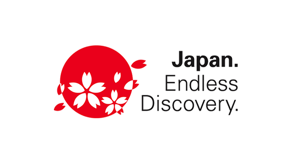 Logo Japanse Toeristenorganisatie - Japan - Endless Discovery - op transparante achtergrond - 600 * 337 pixels